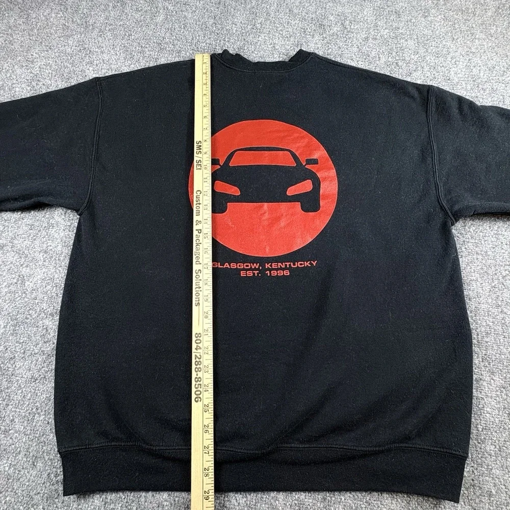 Federal-Mogul‎ Motorparts Sweatshirt Men's XL Black Streetwear Glasgow KY Grunge - Picture 9 of 12